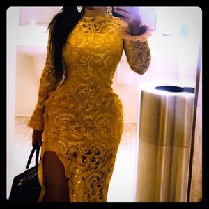 alexis fala lace dress